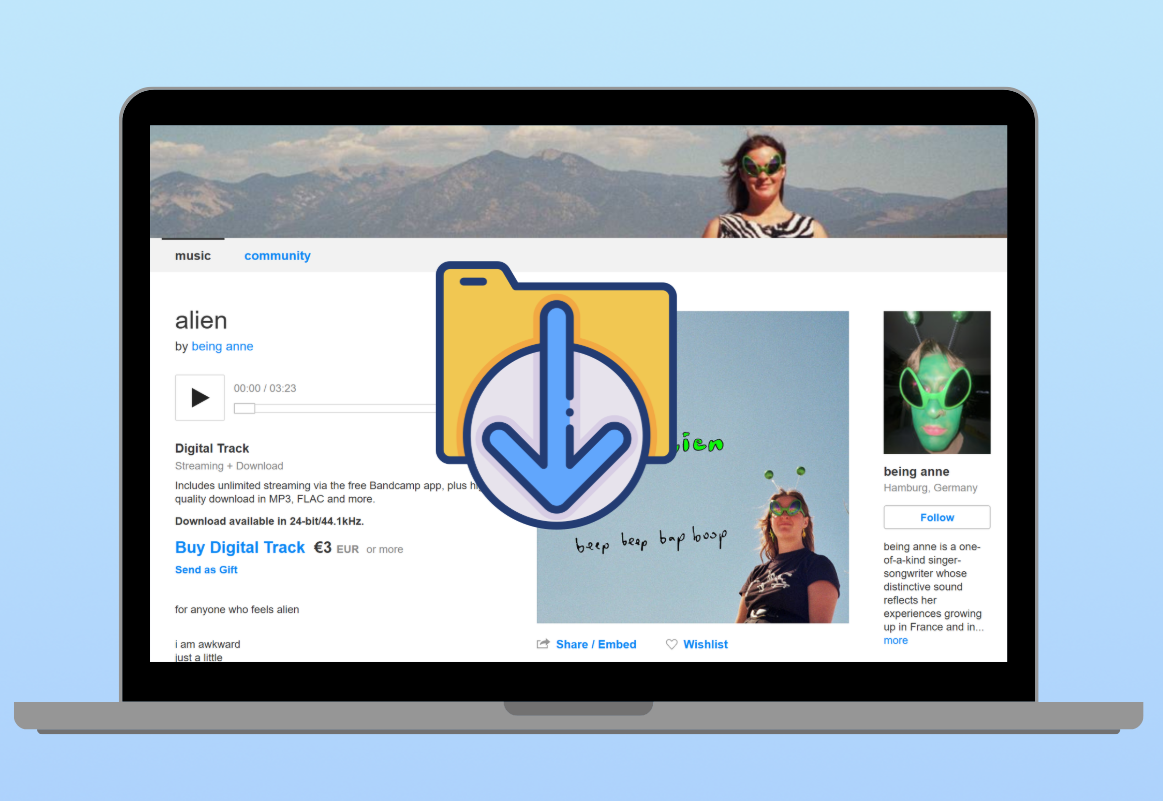 Descargador de Videos de Bandcamp