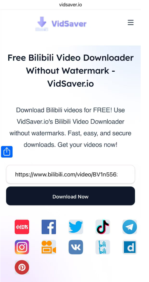 Bilibili video downloader
